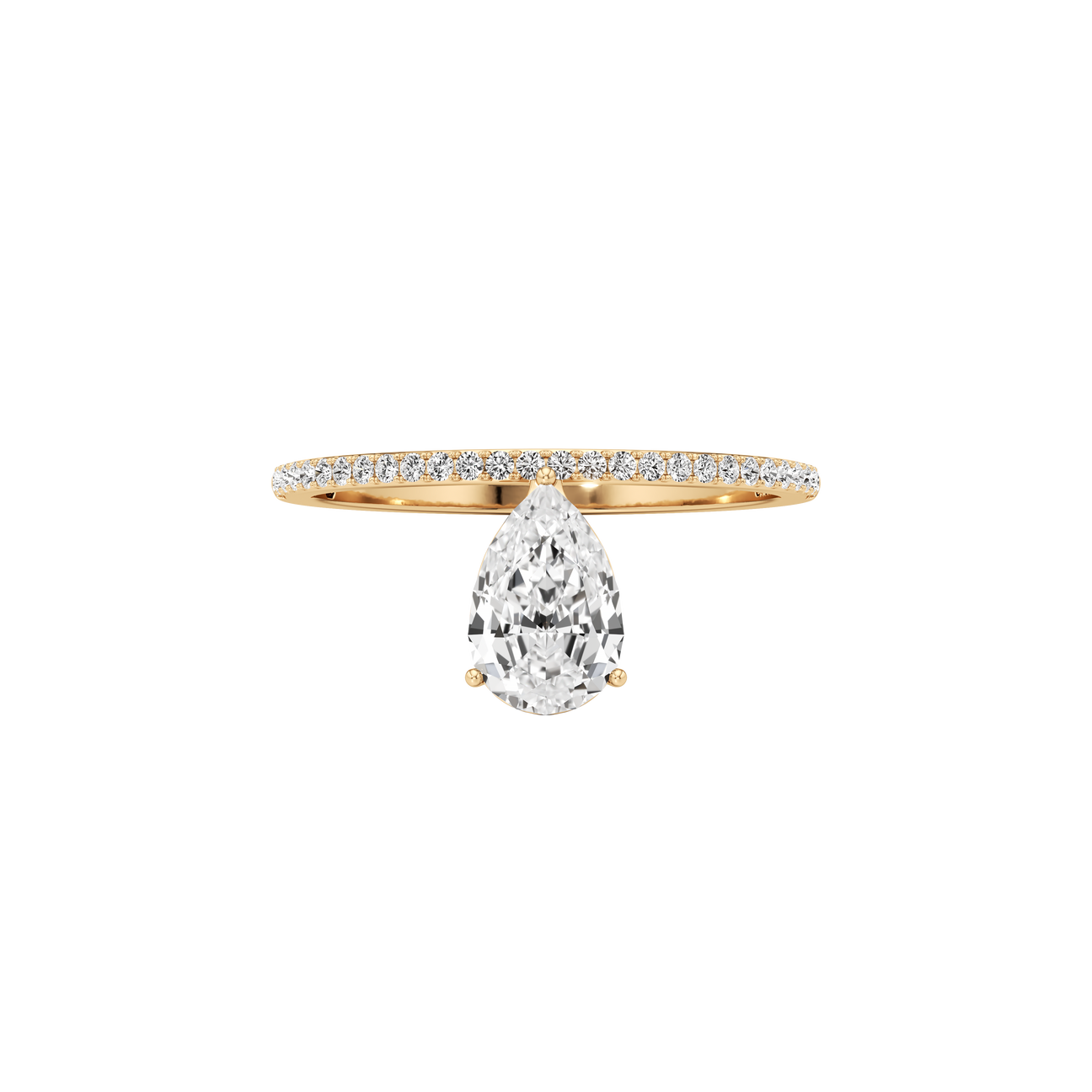 Tear grace pavé ring - Tear grace pavé ring -  The Future Rocks -    2