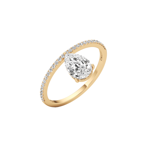 Tear grace pavé ring - Tear grace pavé ring -  The Future Rocks -    1