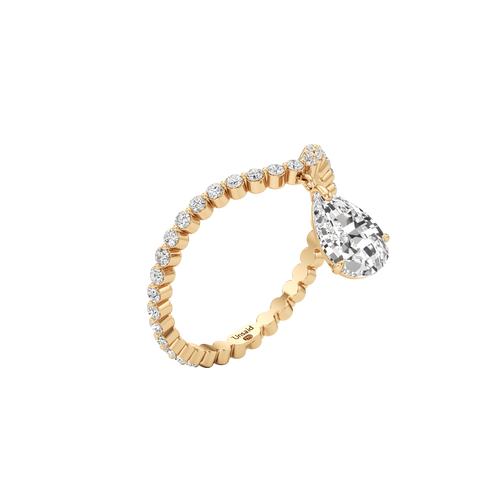 Tear drop curve ring - Tear drop curve ring -  The Future Rocks -    1