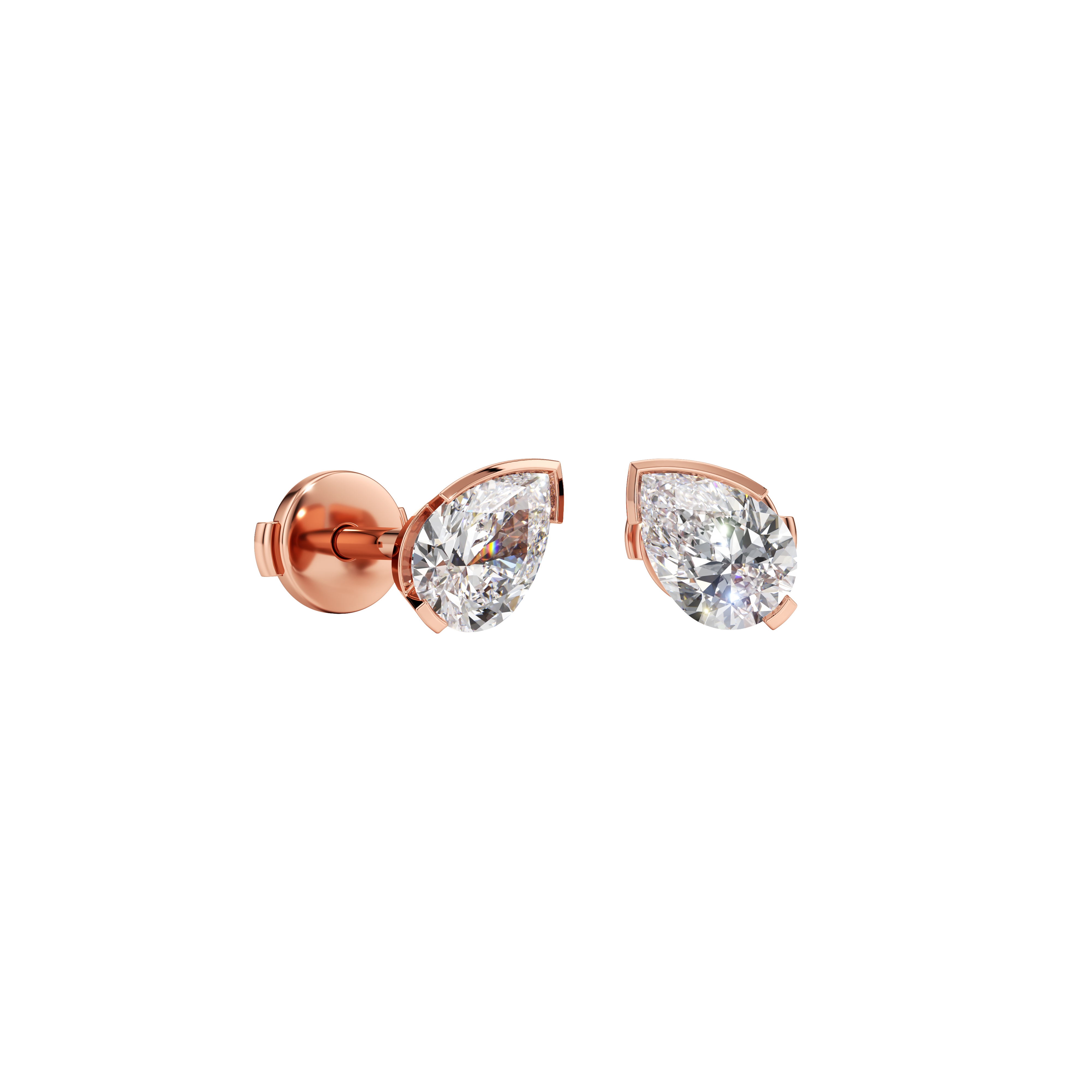 Meta gardenia studs - Meta gardenia studs -  The Future Rocks -    4