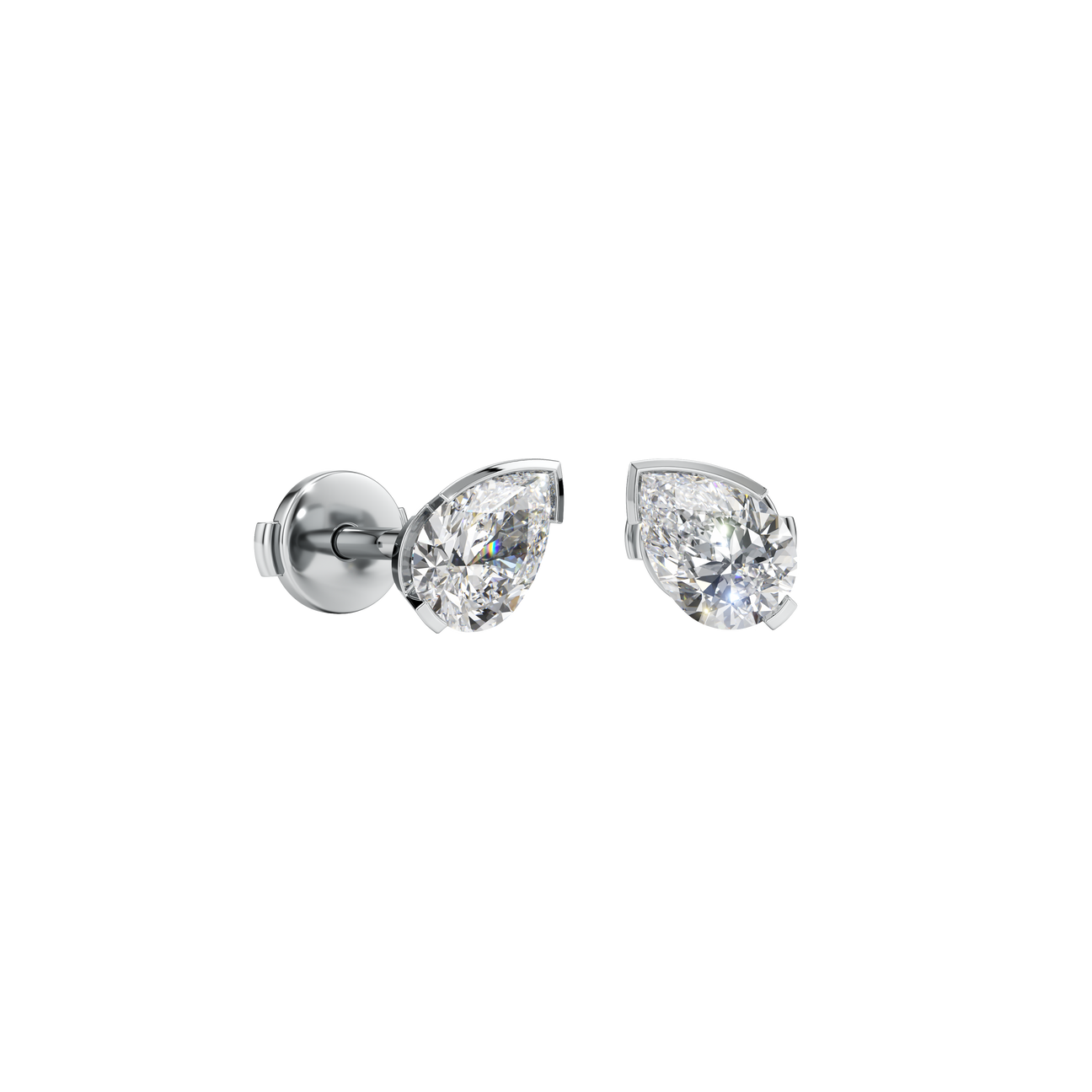 Meta gardenia studs - Meta gardenia studs -  The Future Rocks -    3