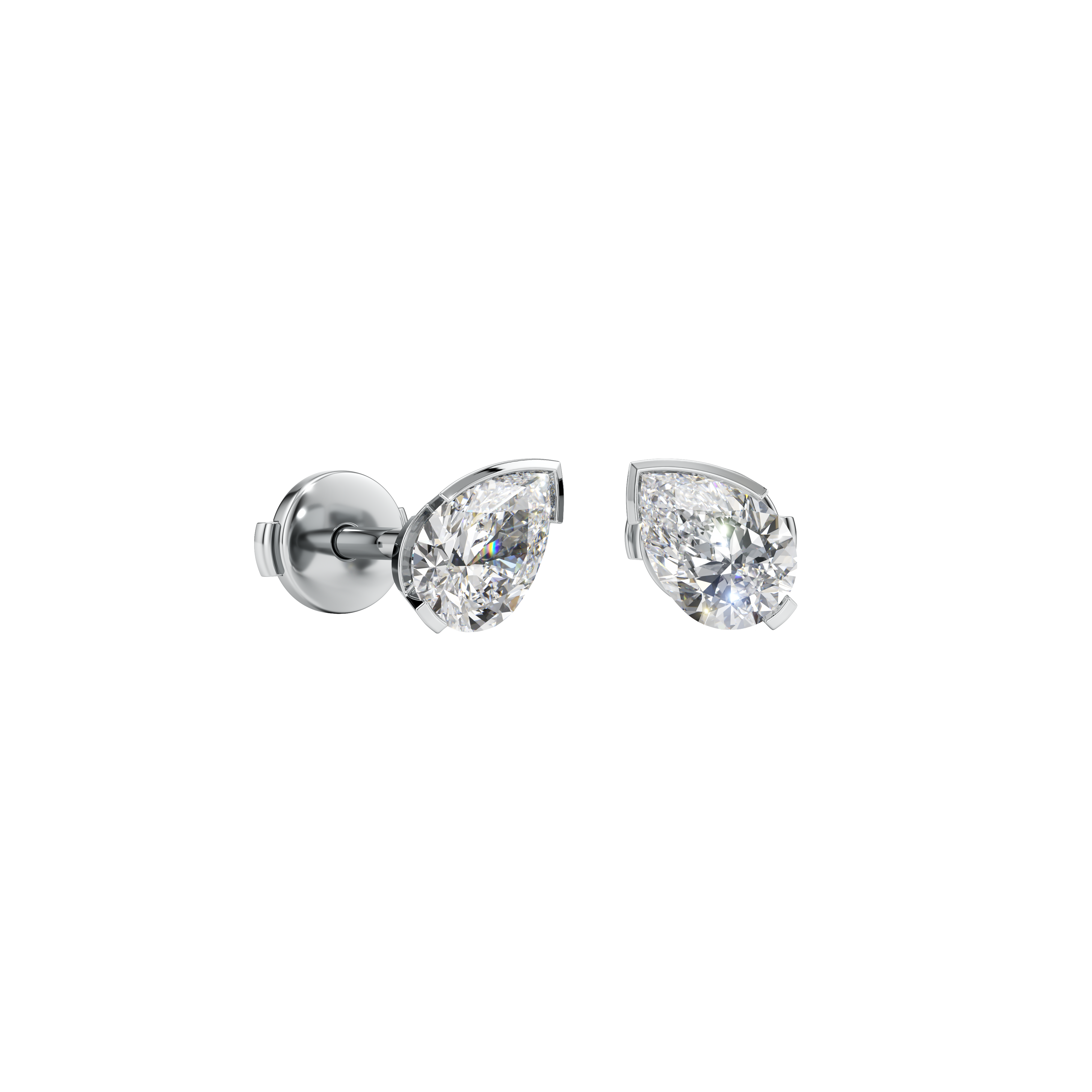 Meta gardenia studs - Meta gardenia studs -  The Future Rocks -    3