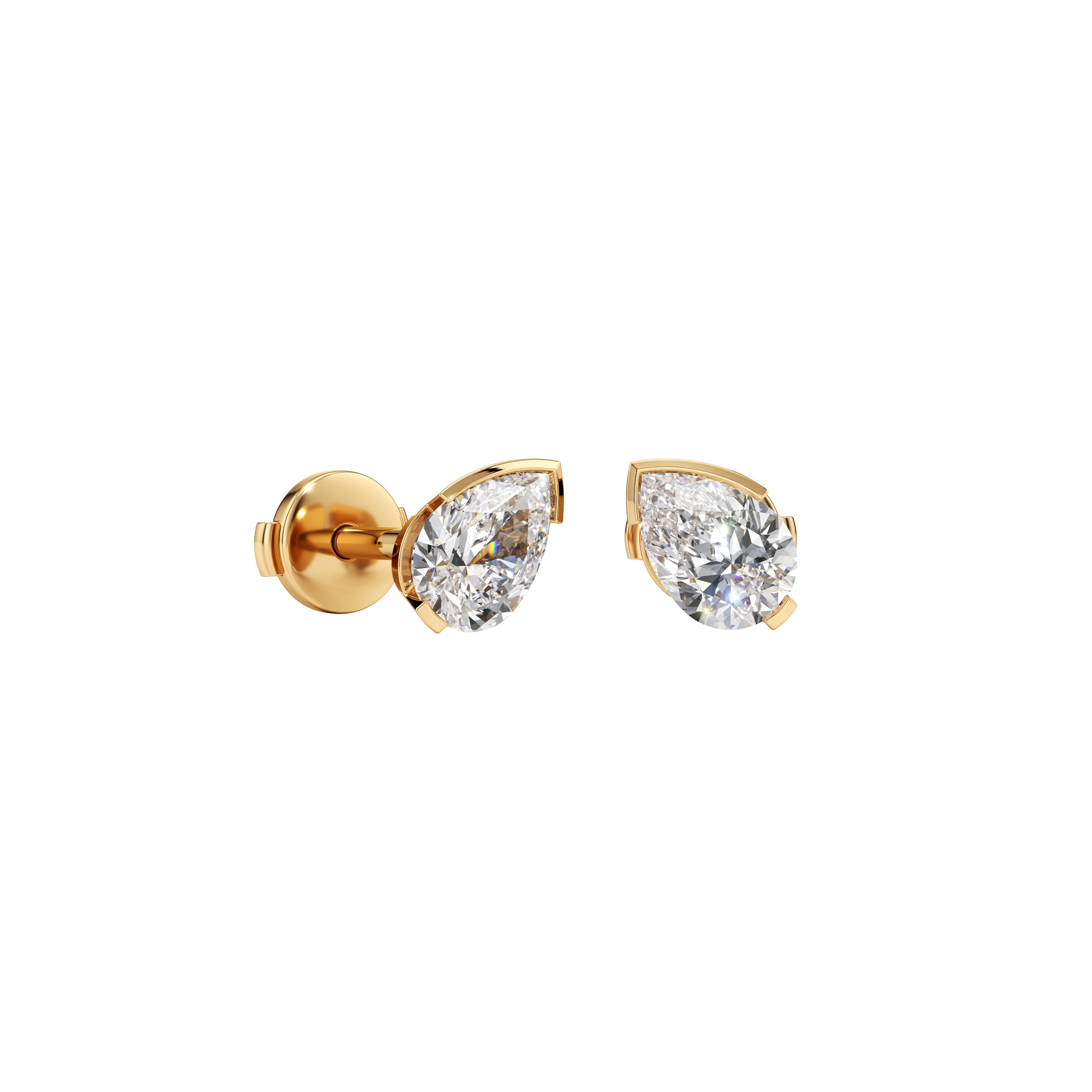 Meta gardenia studs - Meta gardenia studs -  The Future Rocks -    1
