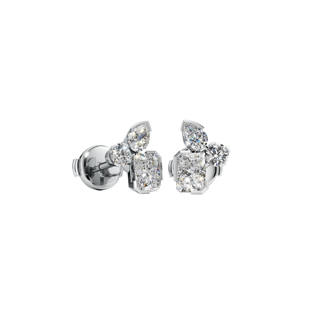 Meta lila studs - Meta lila studs -  The Future Rocks -    3