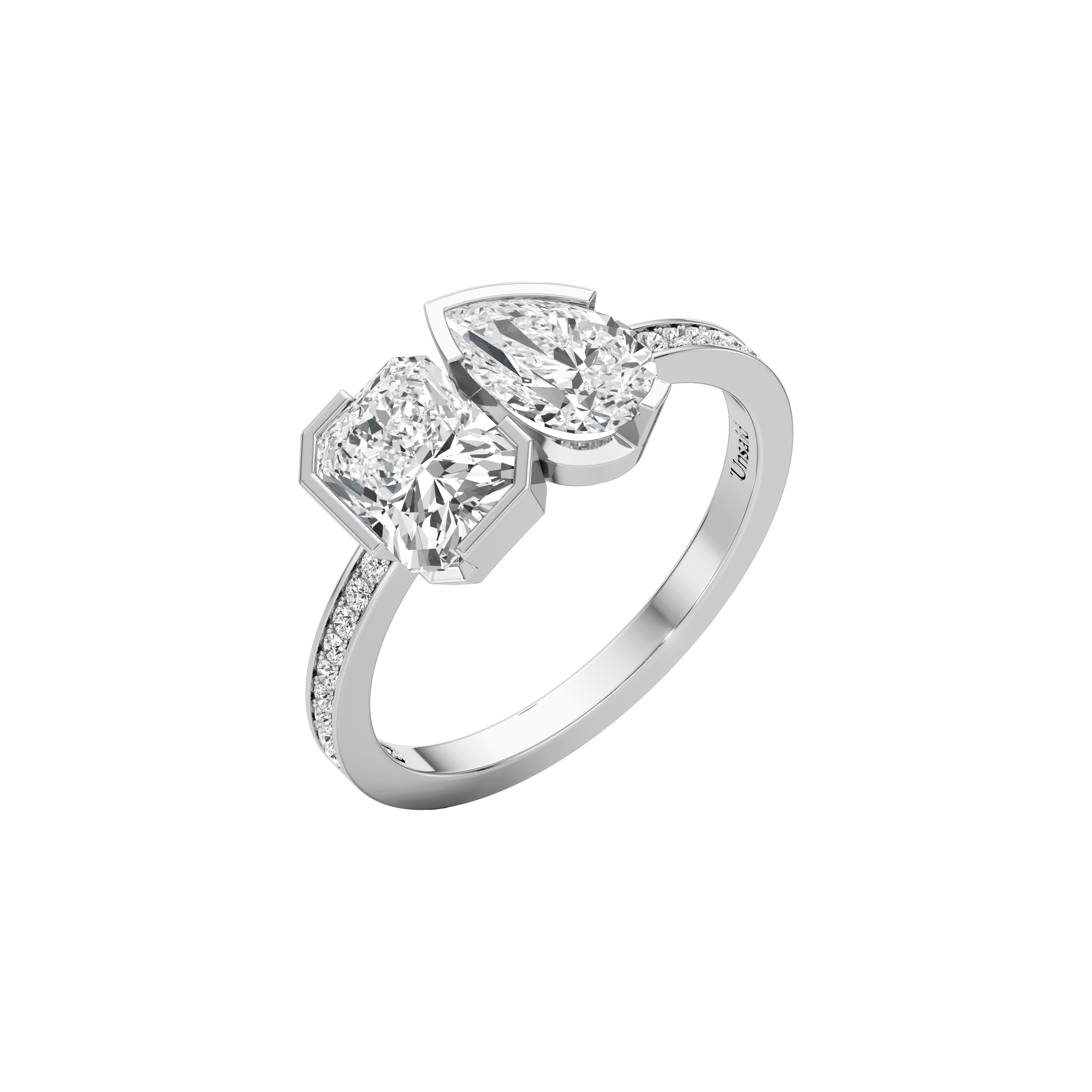 Meta zinnia pavé ring - Meta zinnia pavé ring - The Future Rocks - 3