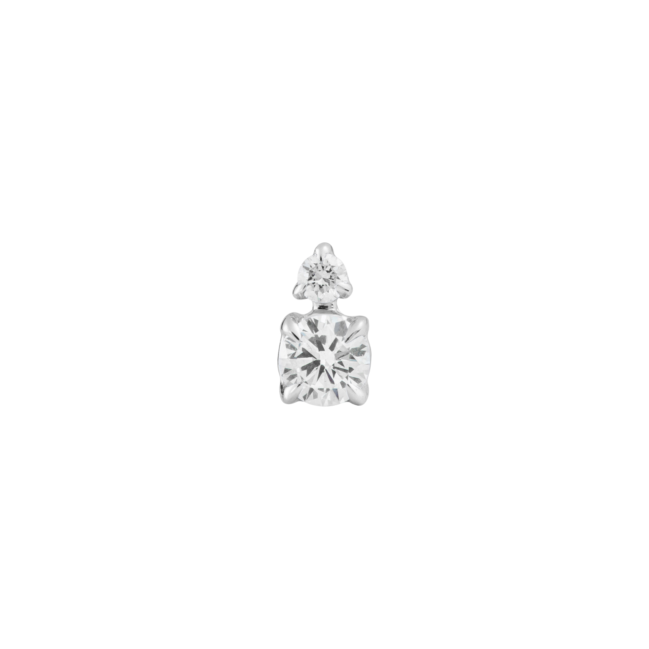 Round duo diamond studs - Round duo diamond studs -  The Future Rocks -    5