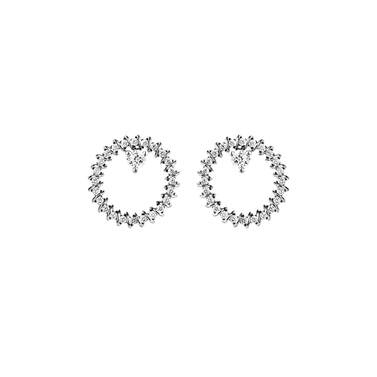 Blue spiral earrings - Blue spiral earrings -  The Future Rocks -    3