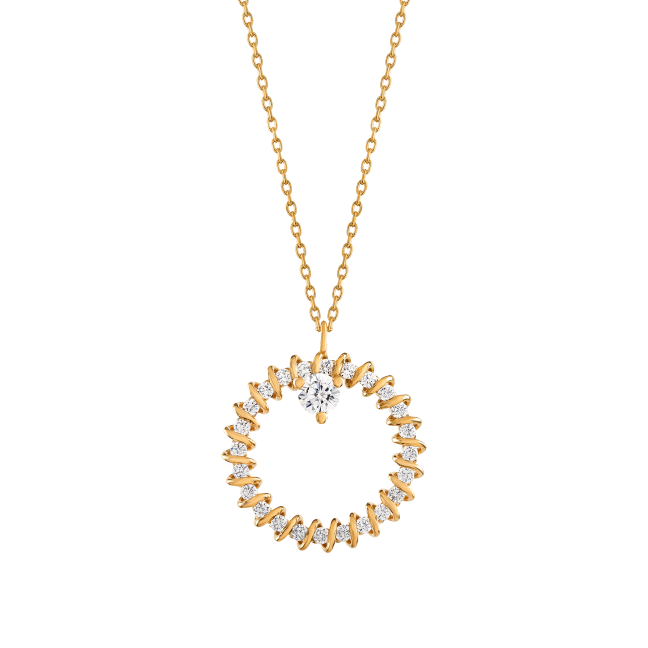 Eleonor necklace with spiral pendant - Eleonor necklace with spiral pendant -  The Future Rocks -    1