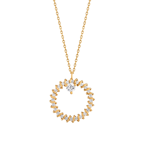 Eleonor necklace with spiral pendant - Eleonor necklace with spiral pendant -  The Future Rocks -    1