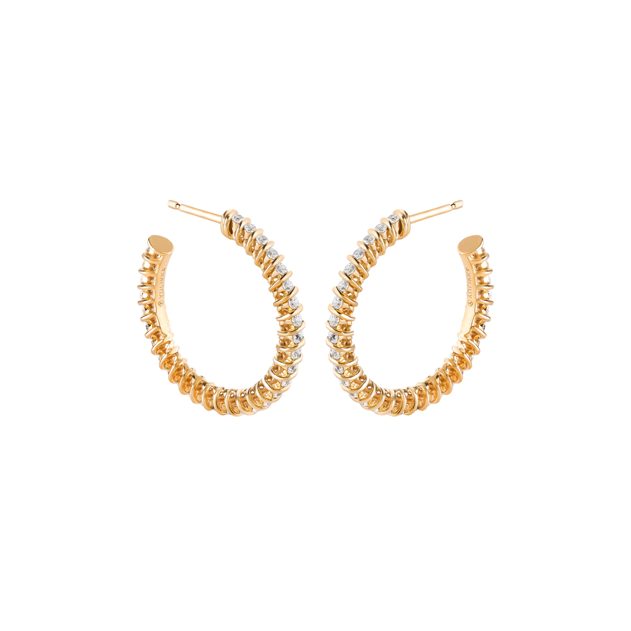 Hoop Spiral Earrings - Hoop Spiral Earrings -  The Future Rocks -    1