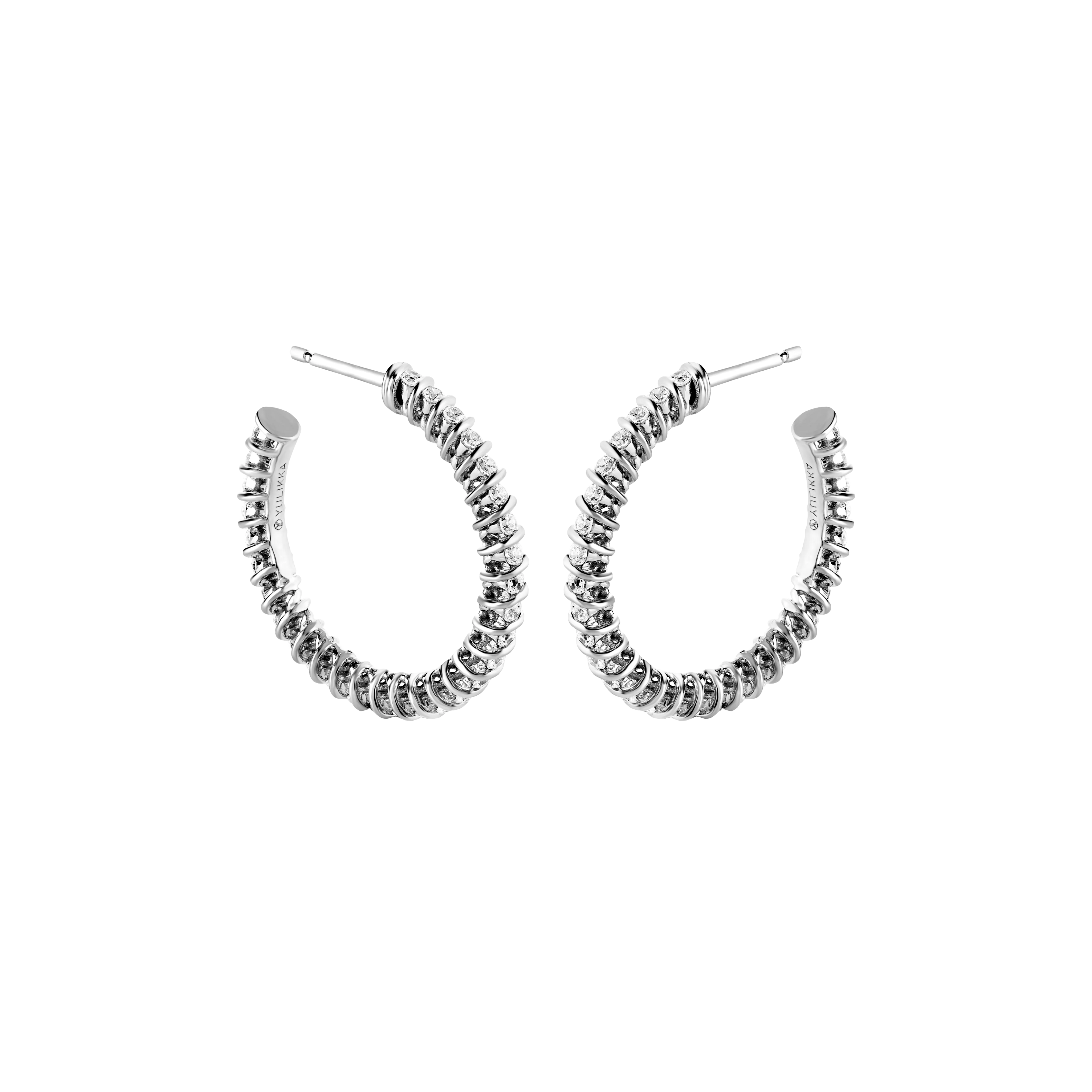 Hoop Spiral Earrings - Hoop Spiral Earrings -  The Future Rocks -    3