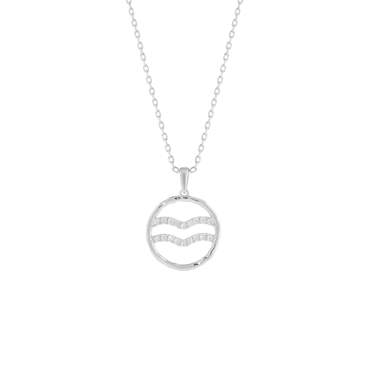 Aquarius medallion pendant necklace - Aquarius medallion pendant necklace -  The Future Rocks -    3