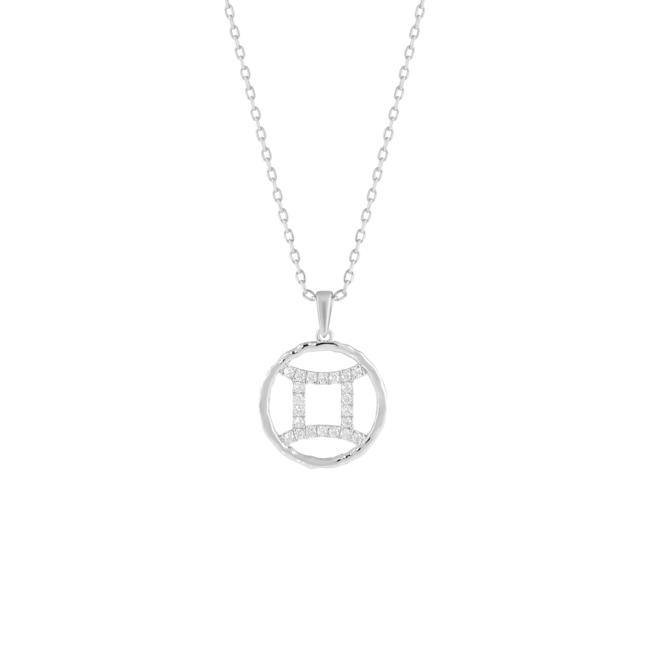 Gemini medallion pendant necklace - Gemini medallion pendant necklace -  The Future Rocks -    3