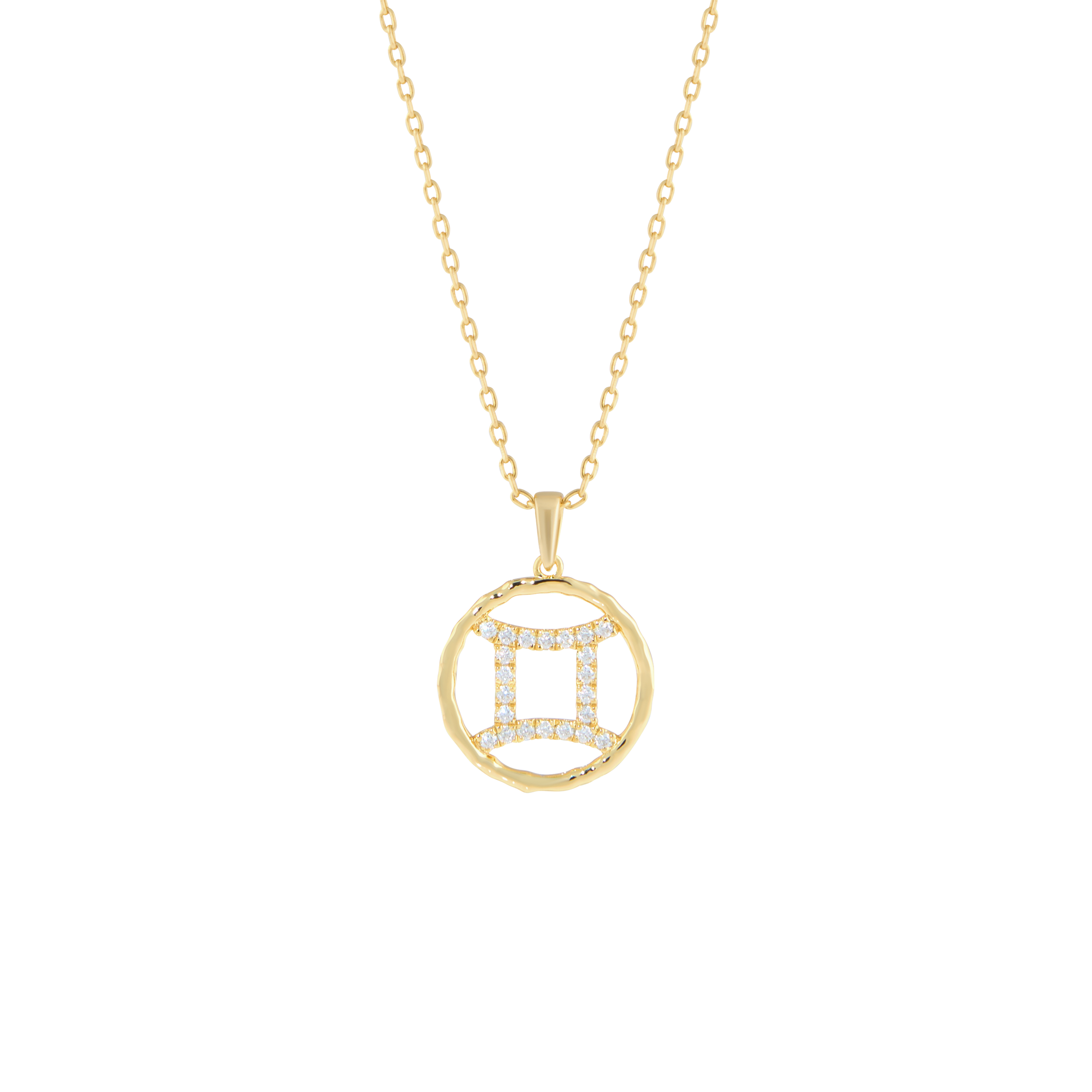 Gemini medallion pendant necklace - Gemini medallion pendant necklace -  The Future Rocks -    1