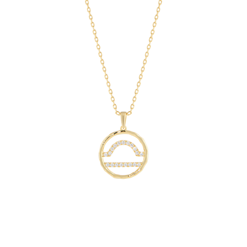 Libra medallion pendant necklace - Libra medallion pendant necklace -  The Future Rocks -    1