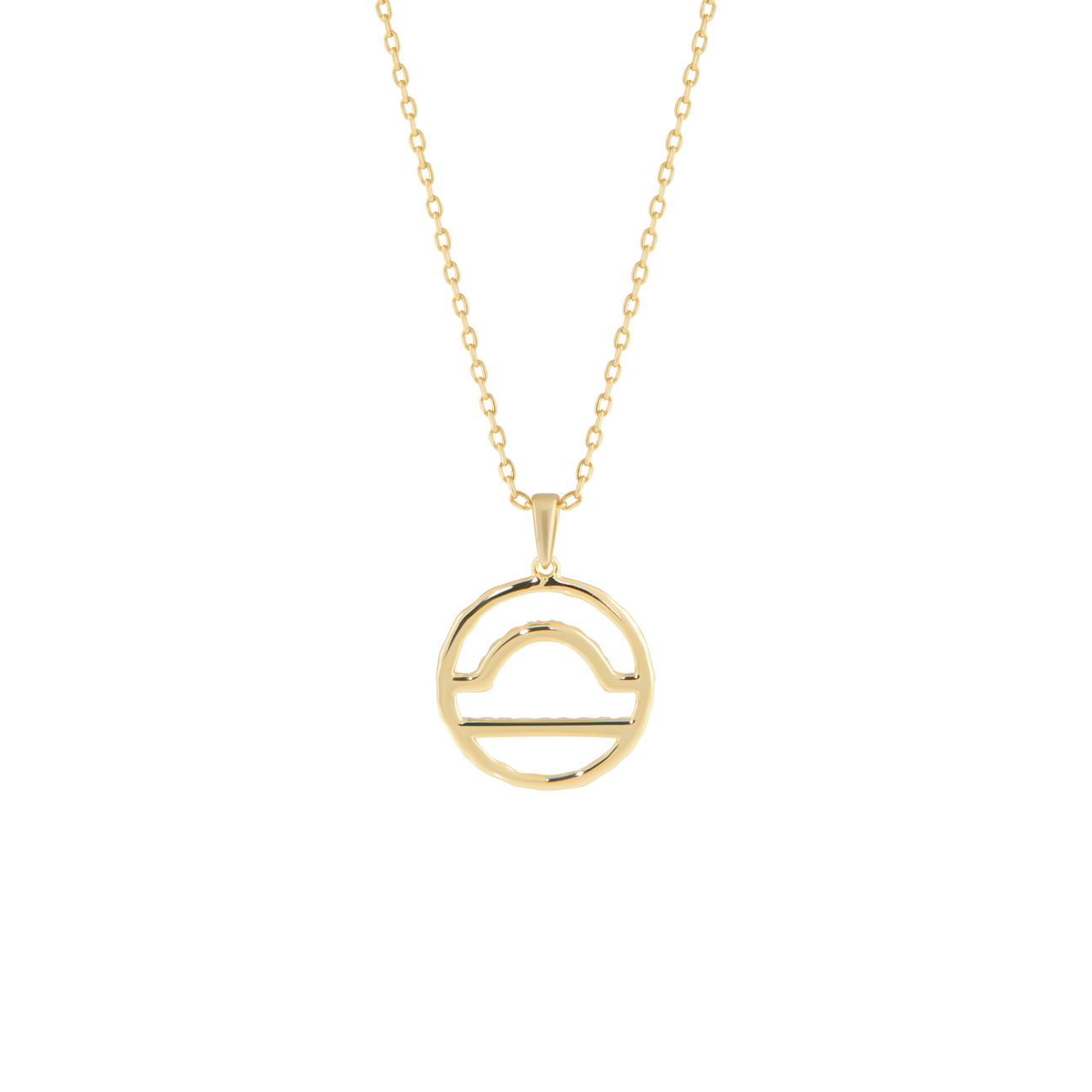 Libra medallion pendant necklace - Libra medallion pendant necklace -  The Future Rocks -    4