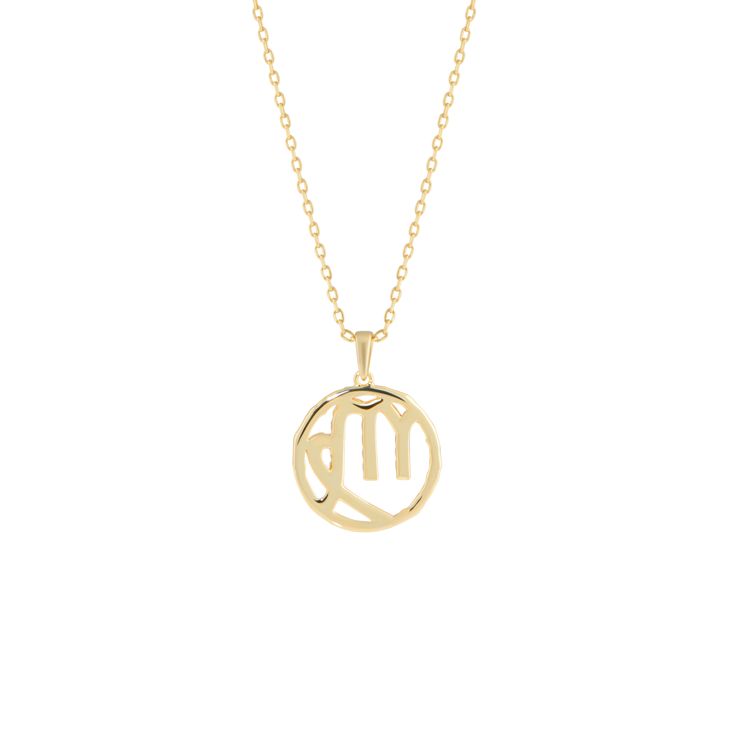 Virgo medallion pendant necklace - Virgo medallion pendant necklace -  The Future Rocks -    4