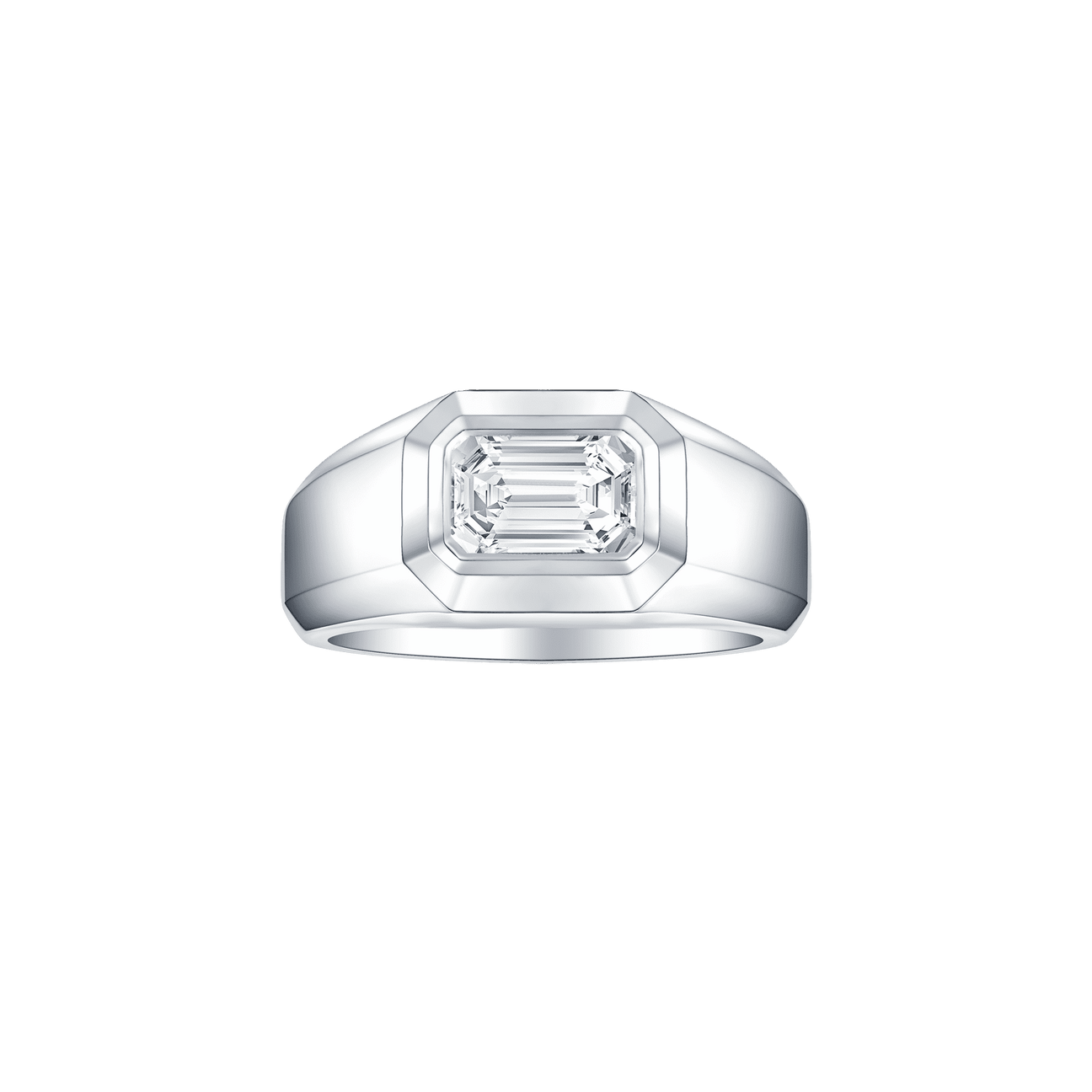 Zulu emerald solitaire band ring - Zulu emerald solitaire band ring -  The Future Rocks -    1
