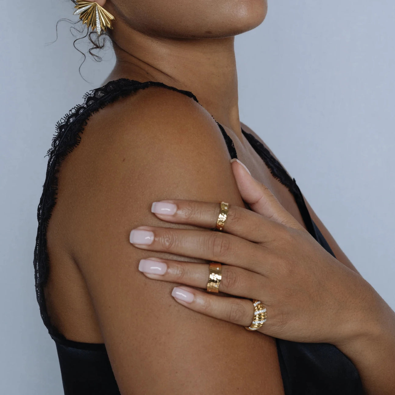 Palm formed statement ring - Palm formed statement ring -  The Future Rocks -    2