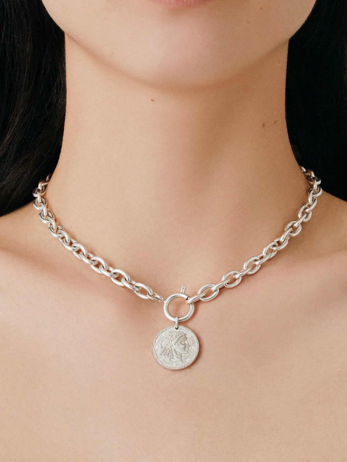 Coins chain necklace S - Coins chain necklace S -  The Future Rocks -    3