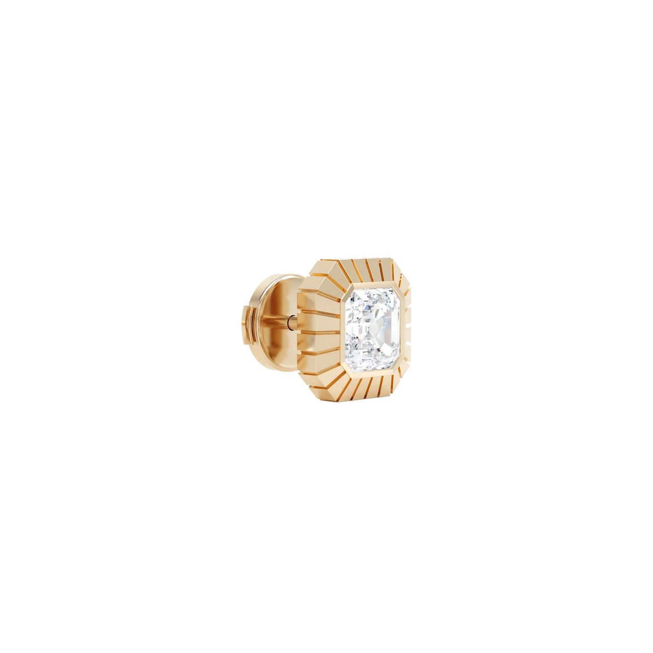 Eternity asscher studs - Eternity asscher studs -  The Future Rocks -    2