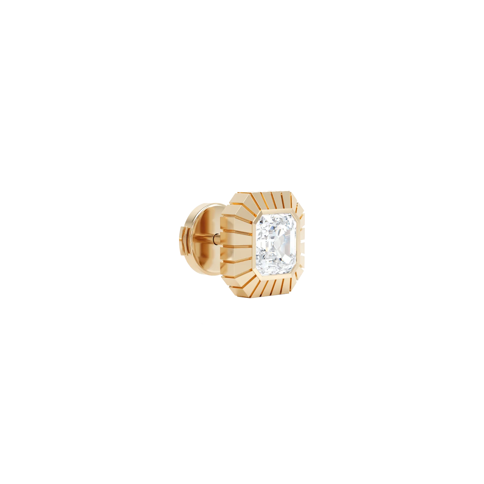 Eternity asscher studs - Eternity asscher studs -  The Future Rocks -    2