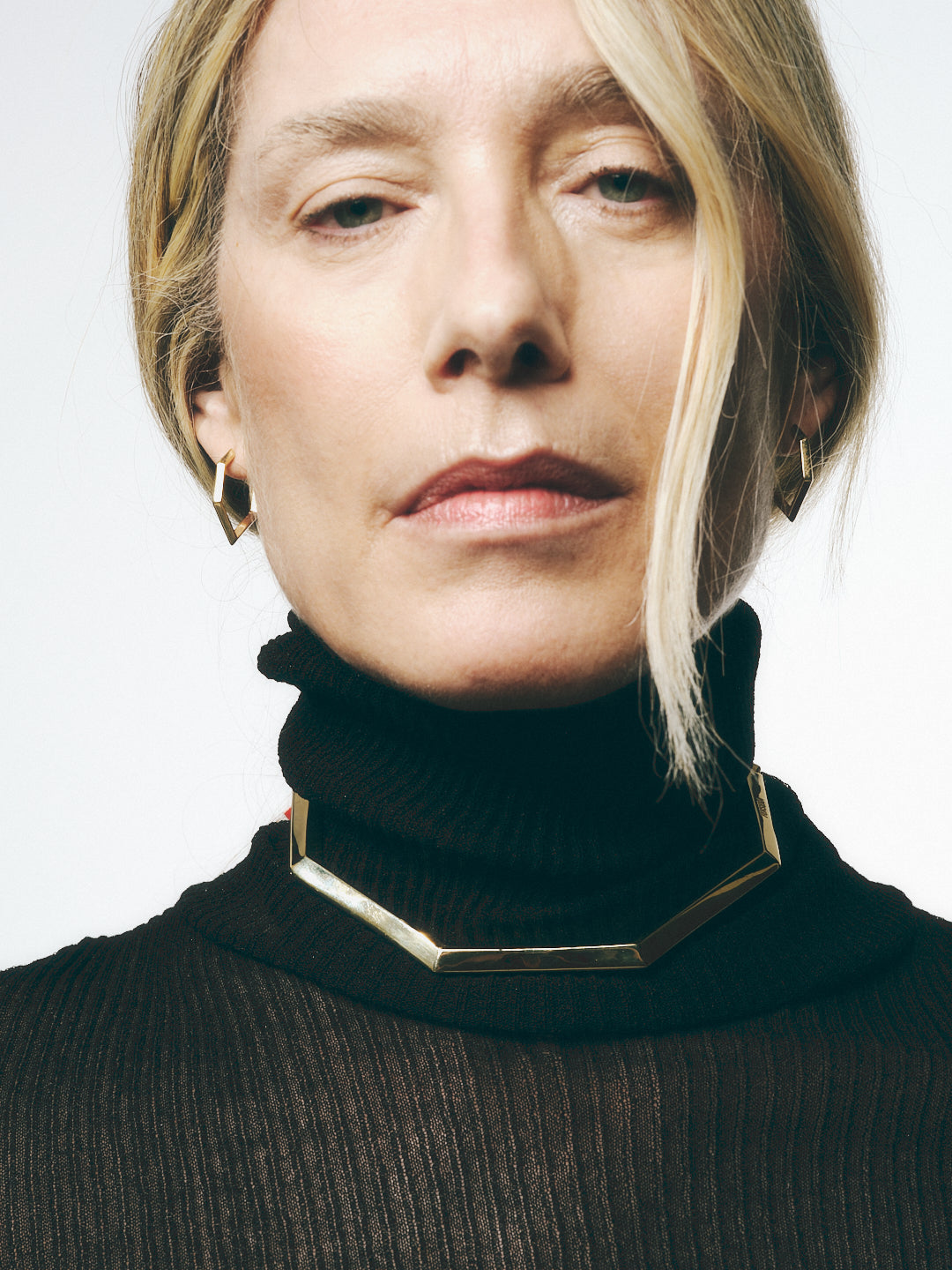 Sculptura hexagon earrings - Sculptura hexagon earrings - The Future Rocks - 10