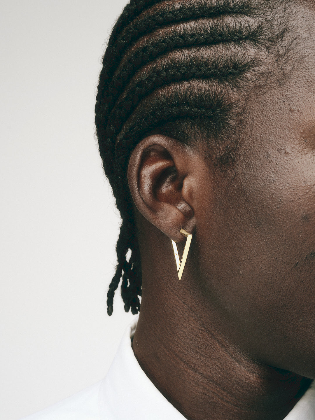 Sculptura triangle earrings