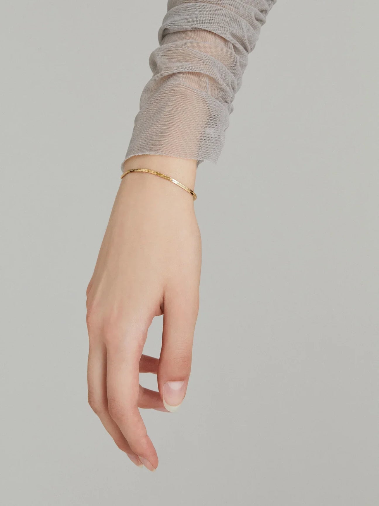 Herringbone chain bracelet - Herringbone chain bracelet -  The Future Rocks -    3