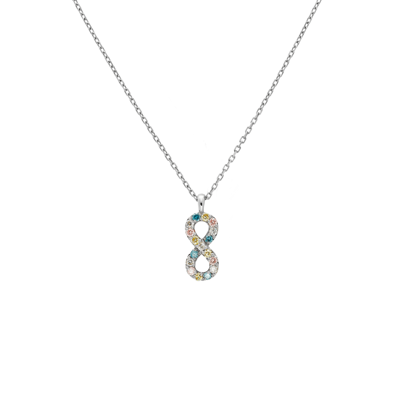 Infinity multi-color LGD necklace - Infinity multi-color LGD necklace -  The Future Rocks -    3