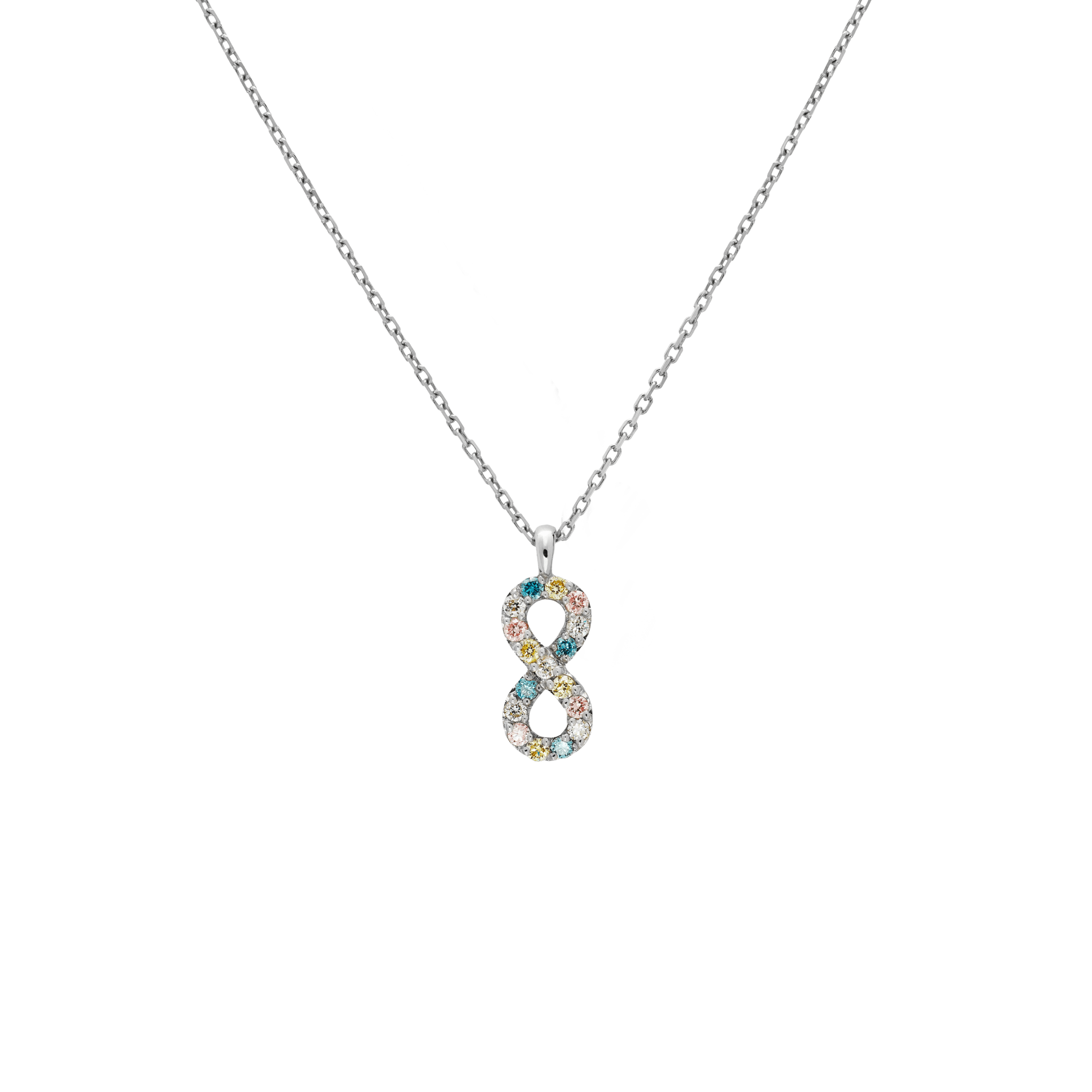 Infinity multi-color LGD necklace - Infinity multi-color LGD necklace -  The Future Rocks -    3
