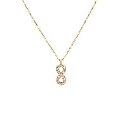 Infinity pink LGD necklace - Infinity pink LGD necklace -  The Future Rocks -    1