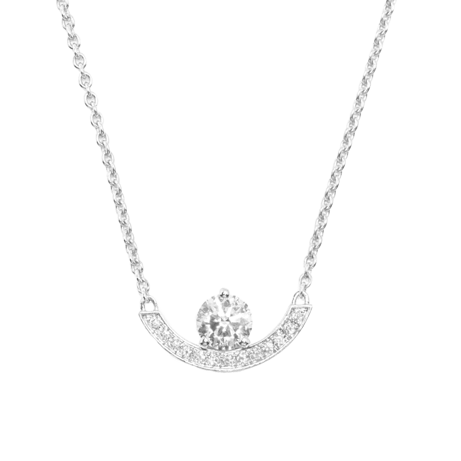 Intrépide grand arc pavée necklace - Intrépide grand arc pavée necklace -  The Future Rocks -    3