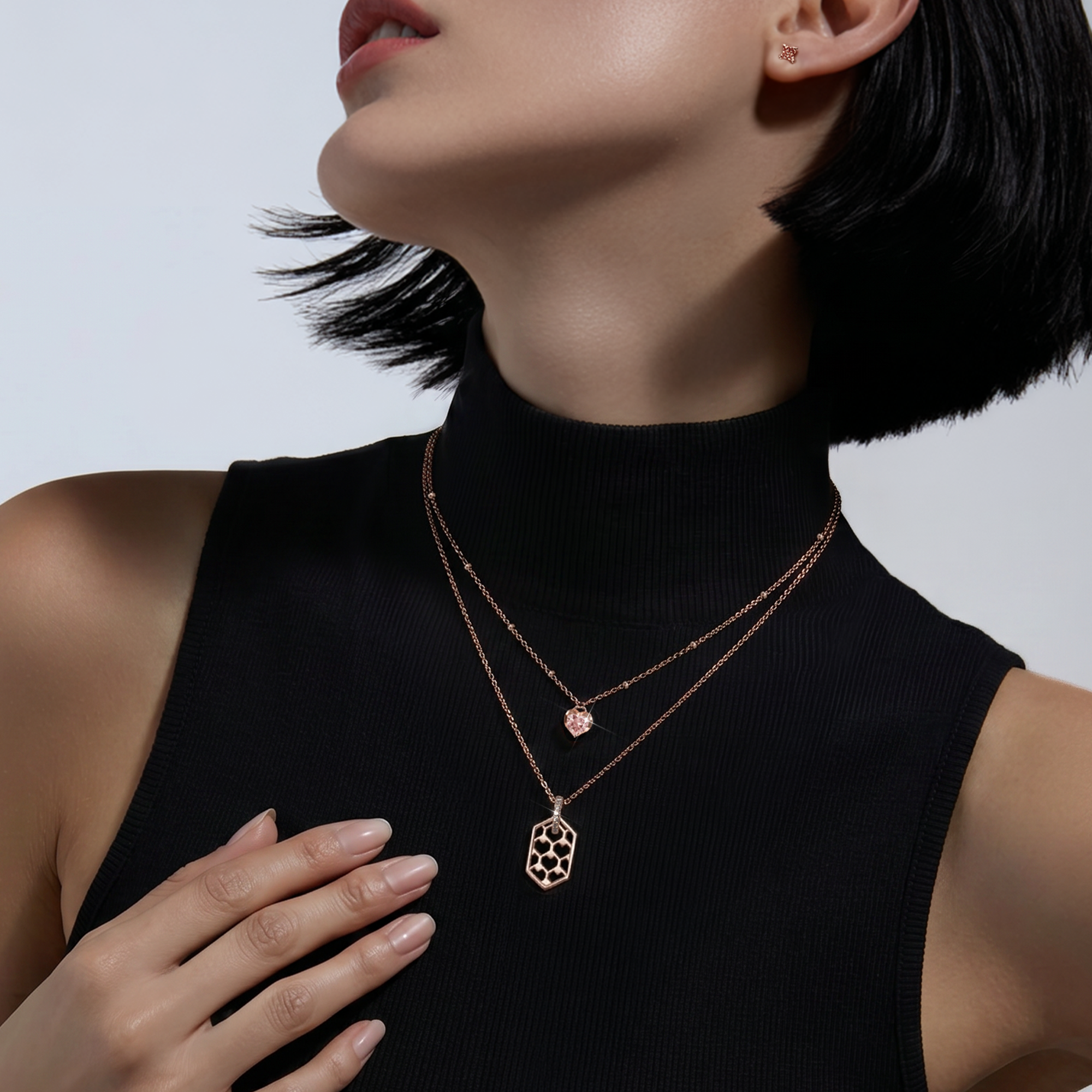 The heart hive necklace - The heart hive necklace - The Future Rocks - 2
