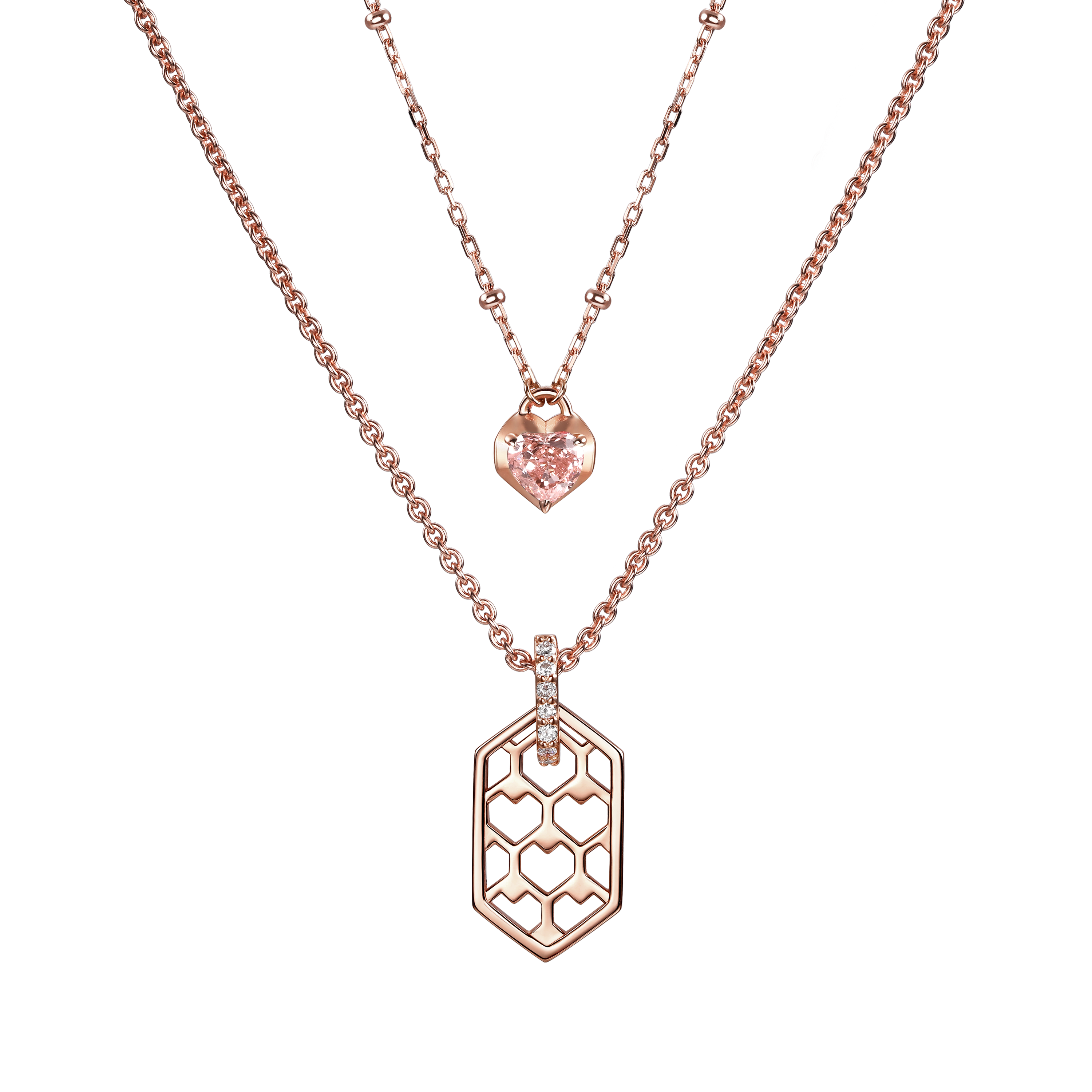 The heart hive necklace - The heart hive necklace - The Future Rocks - 4