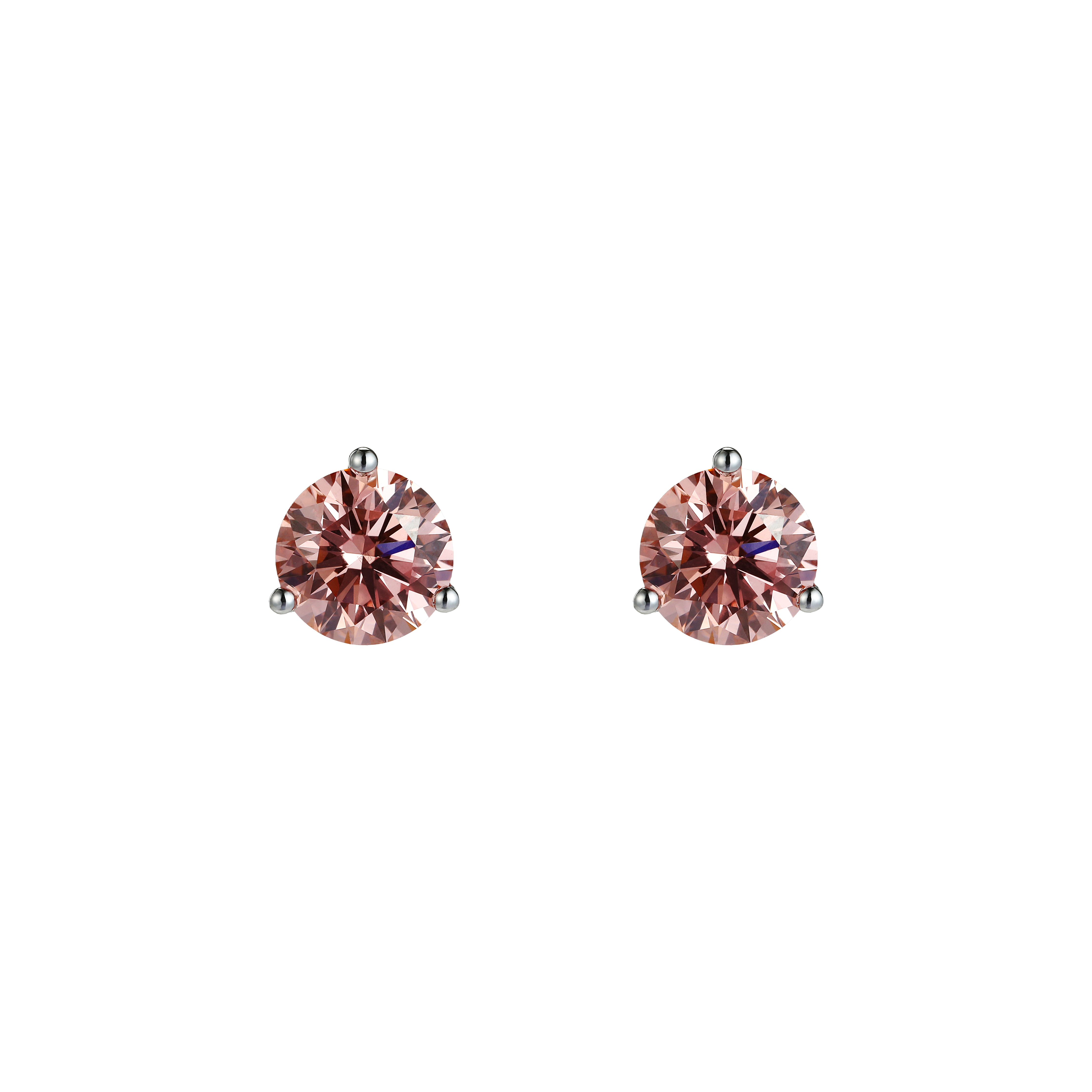 Round brilliant flatback earrings - Round brilliant flatback earrings -  The Future Rocks -    1