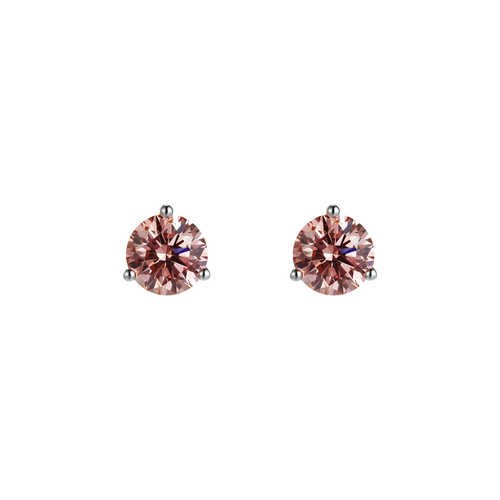Round brilliant flatback earrings - Round brilliant flatback earrings -  The Future Rocks -    1