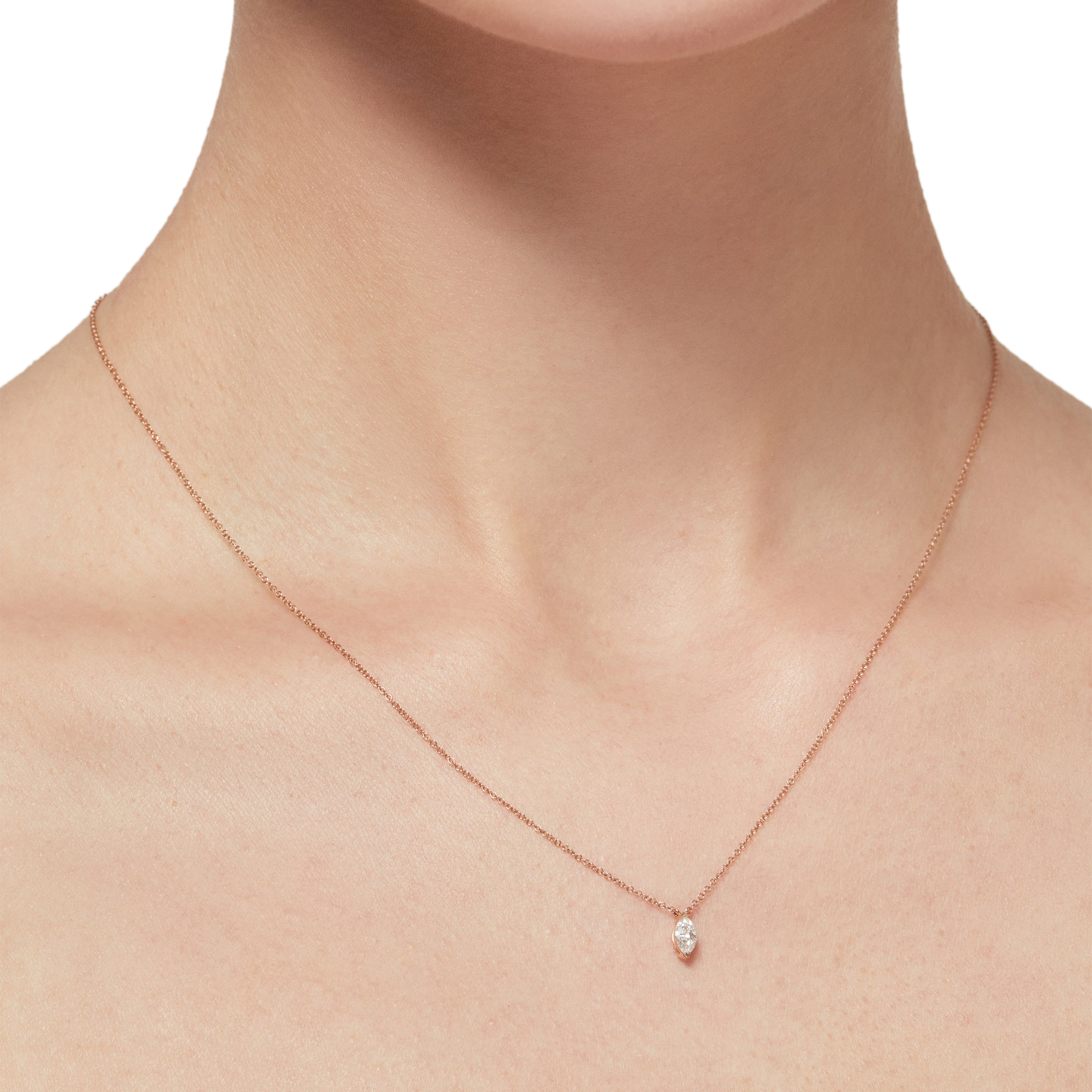 Saturn solitaire necklace 0.2ct - Saturn solitaire necklace 0.2ct -  The Future Rocks -    2