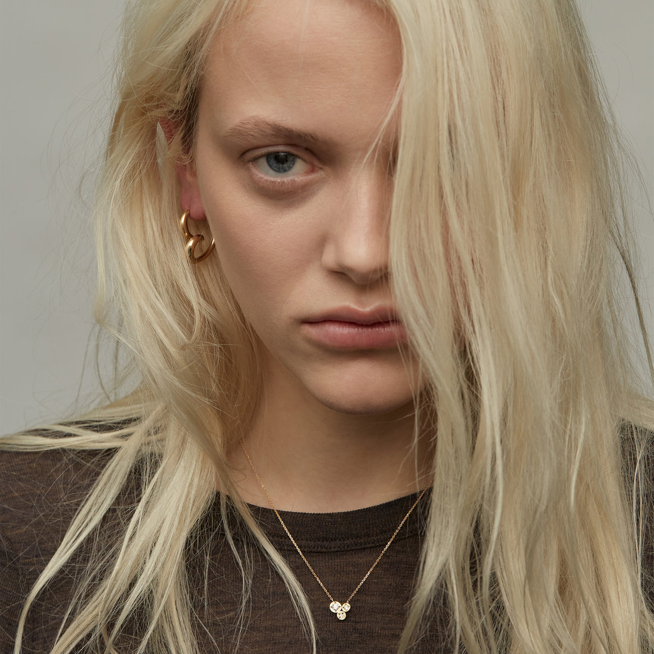 Whirlwind medium gold earrings - Whirlwind medium gold earrings -  The Future Rocks -    2