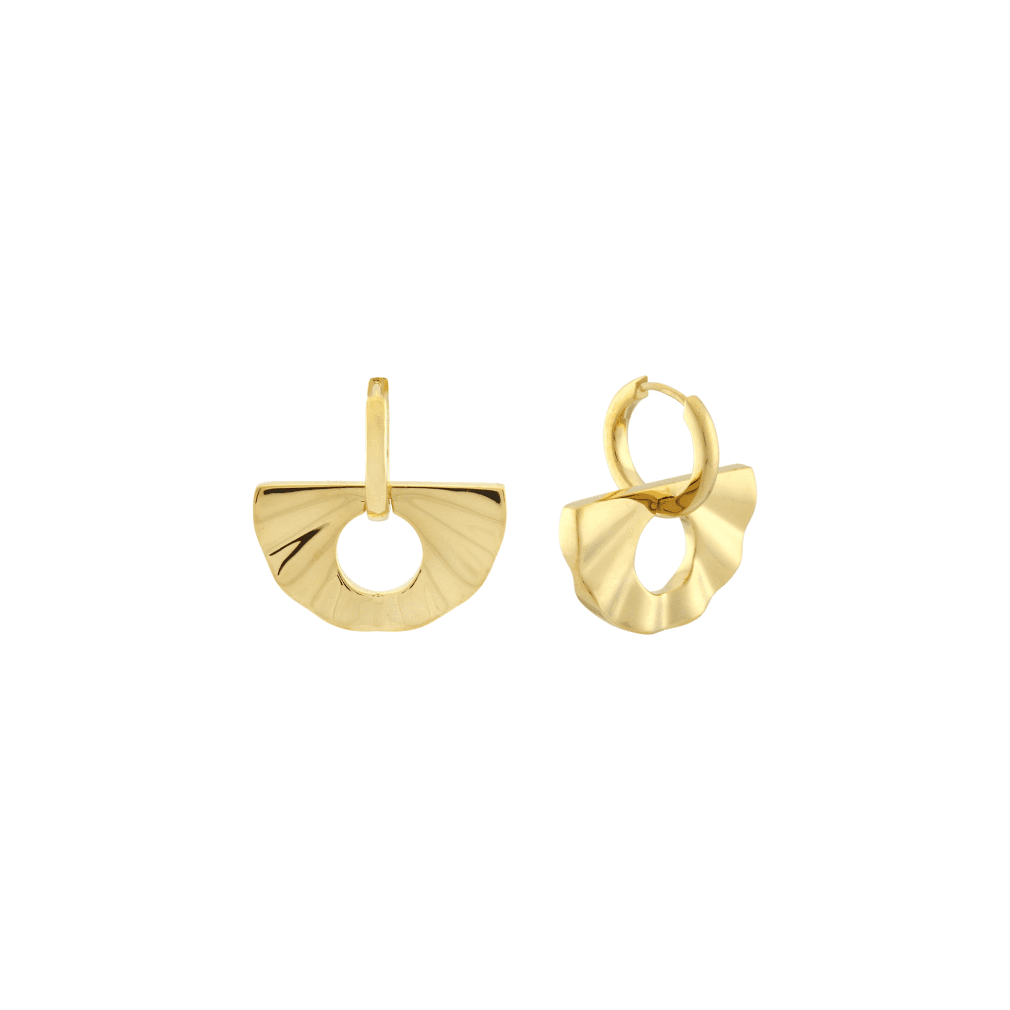 2-in-1 fan huggie hoops - 2-in-1 fan huggie hoops - The Future Rocks - 1