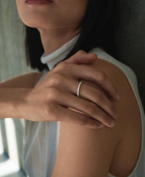 Cobb fine ring - 18k recycled gold lab-grown diamond rings - The Future Rocks