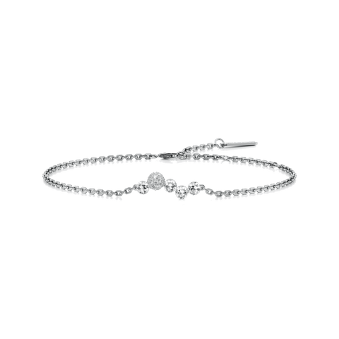Bubble swirl bracelet - 18k recycled gold lab-grown diamond bracelets - The Future Rocks