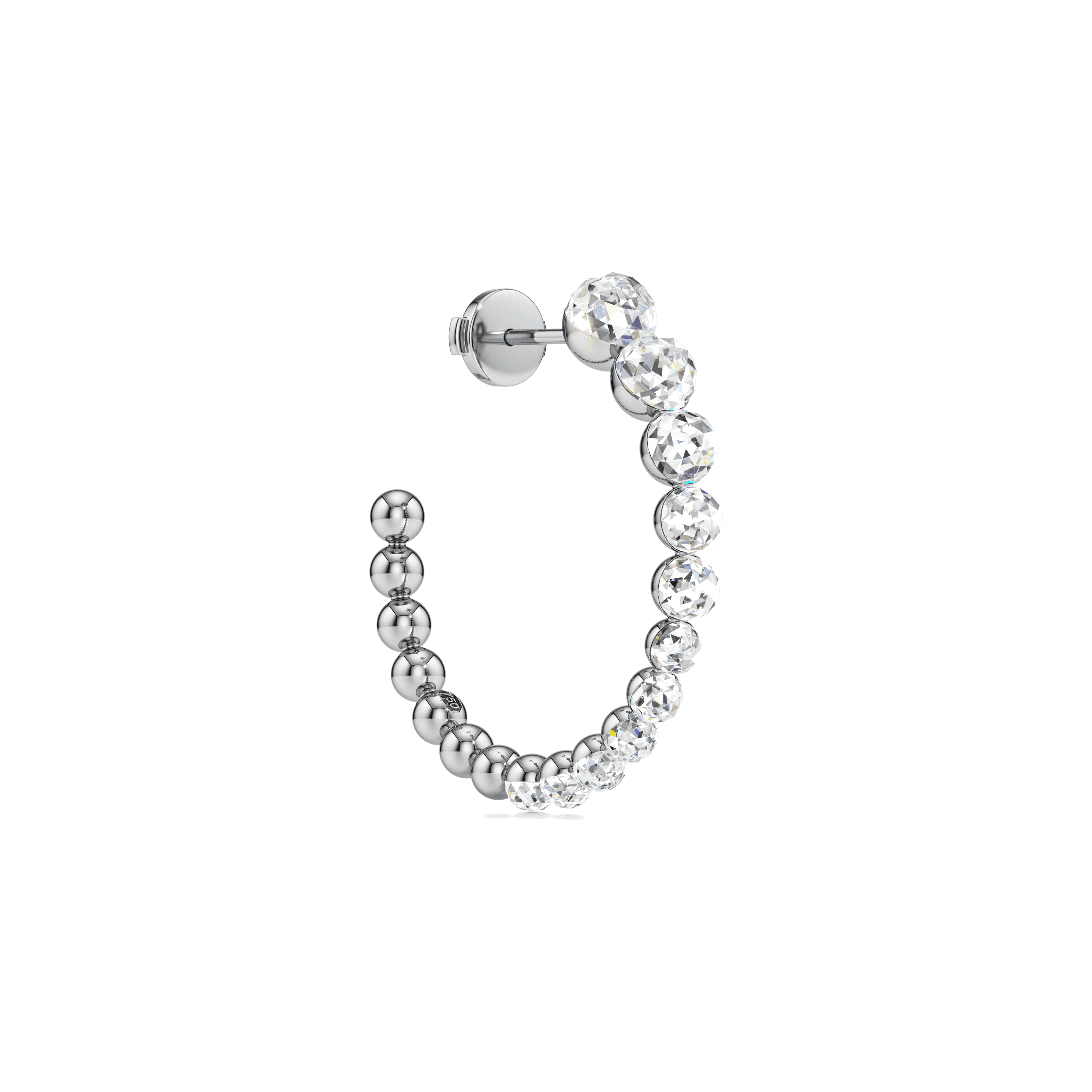 Bubble hoop earrings - Lab-Grown Diamond Bubble Hoop Earrings - The Future Rocks - 5