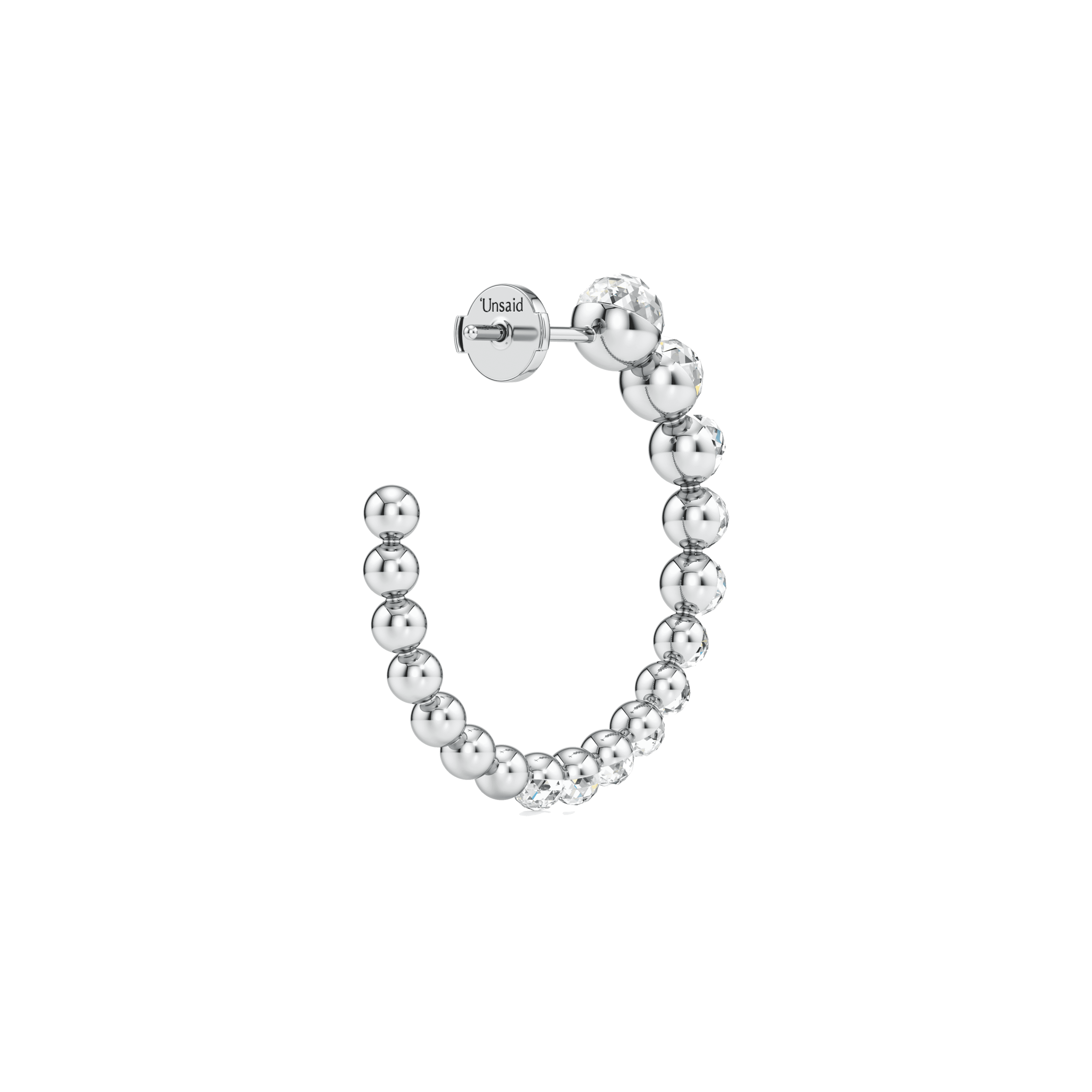 Bubble hoop earrings - Lab-Grown Diamond Bubble Hoop Earrings - The Future Rocks - 6