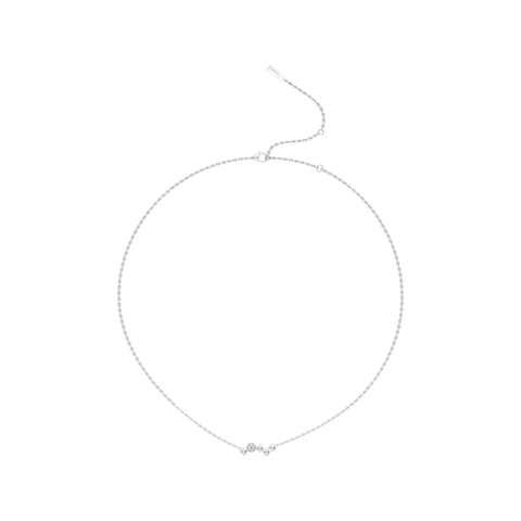 Bubble swirl pendant - 18k recycled gold lab-grown diamond pendant necklaces - The Future Rocks