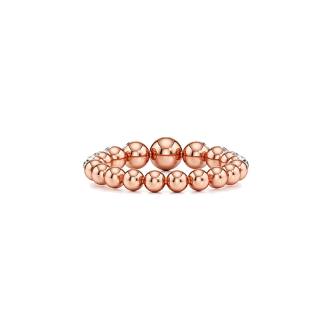 Bubble statement eternity ring - 18k recycled gold lab-grown diamond rings - The Future Rocks