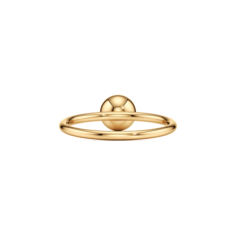 Bubble solitaire ring - 18k recycled gold lab-grown solitaire diamond rings - The Future Rocks