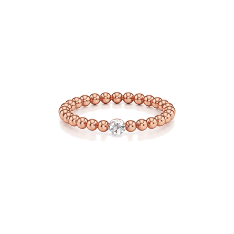 Bubble ring - 18k recycled gold lab-grown diamond rings - The Future Rocks