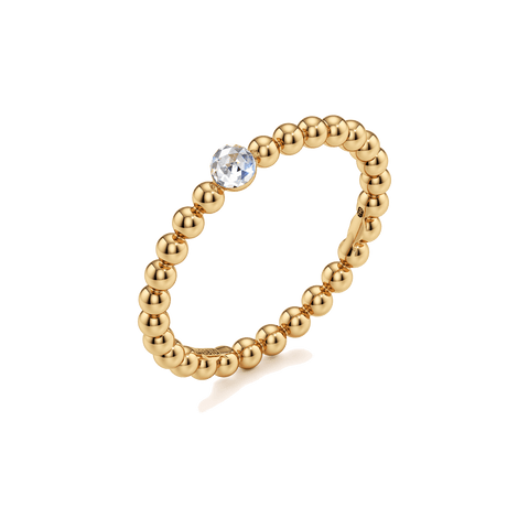 Bubble ring - 18k recycled gold lab-grown diamond rings - The Future Rocks