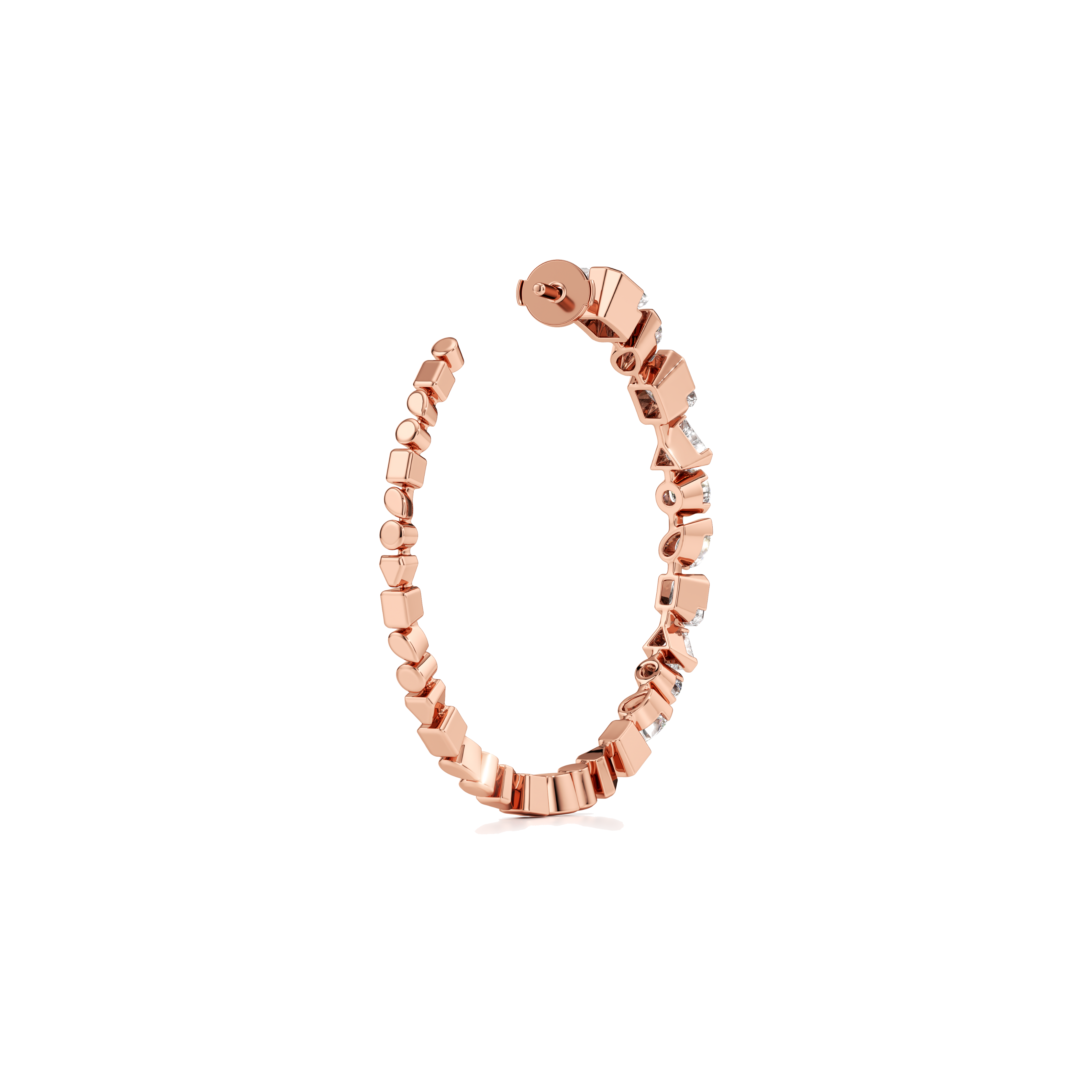 Meta hoop earrings - Meta Lab-Grown Diamond Hoop Earrings - The Future Rocks - 11